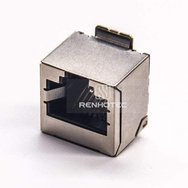 8p8c Modular Connectors 180 Degree SMT for PCB Mount Shielded Without LED