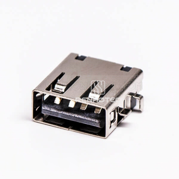 Female USB PCB Connector Right Angle DIP