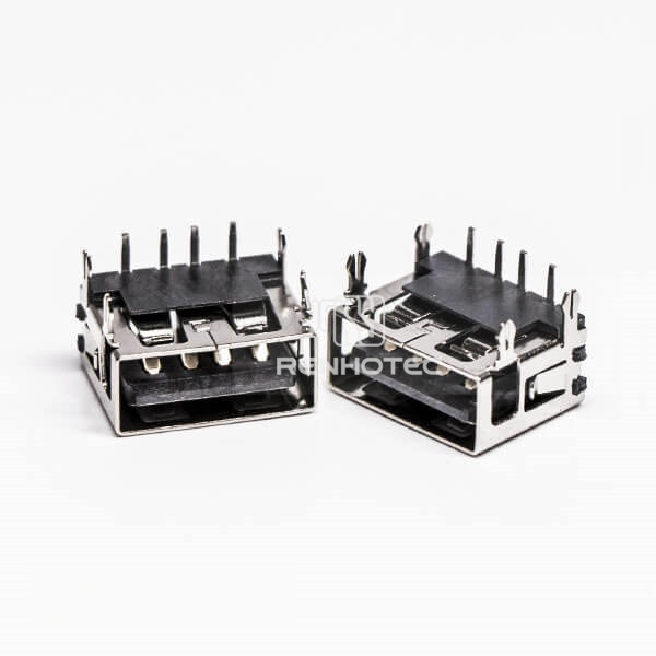 USB Connector Female Through Hole for PCB Mounting