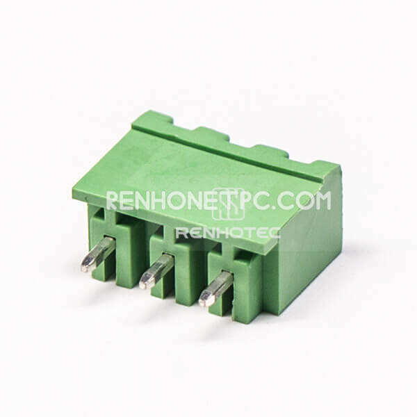 Terminal Block Header Male Pins Straight Through Hole Connector for PCB Mount