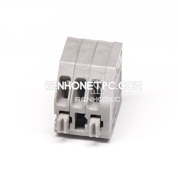 2 pin Terminal Block Connector 2.5mm pitch Grey Straight Terminal Strips