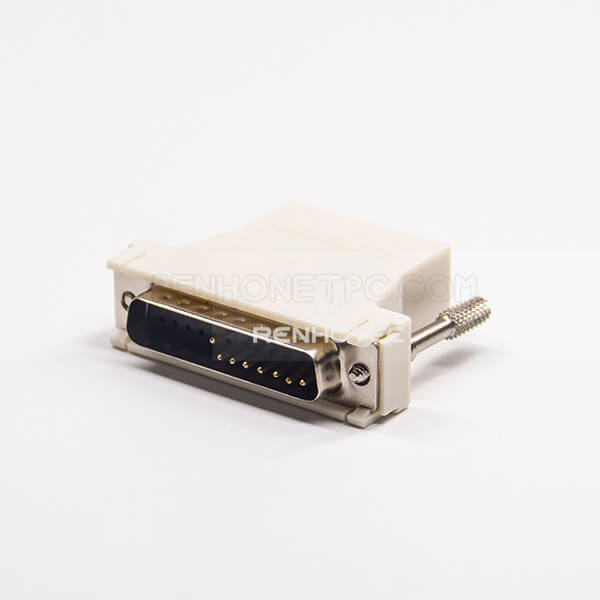 DB25 Male To RJ45 Connector Straight RJ45 Female To Standard D-SUB 8&25Pin