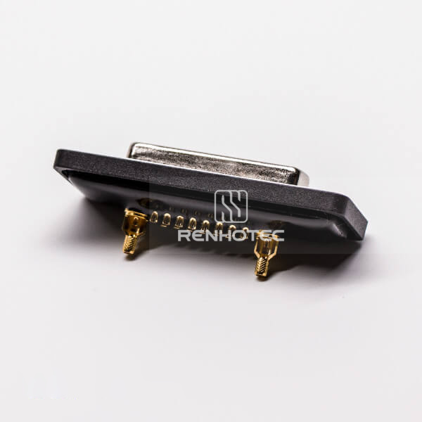D-SUB IP67 Coaxial Female Straight 17w2 Solder Type Connector