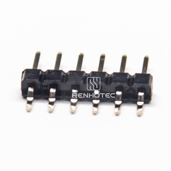 Single Row Straight Pin Header 2.54mm Picth SMT Type