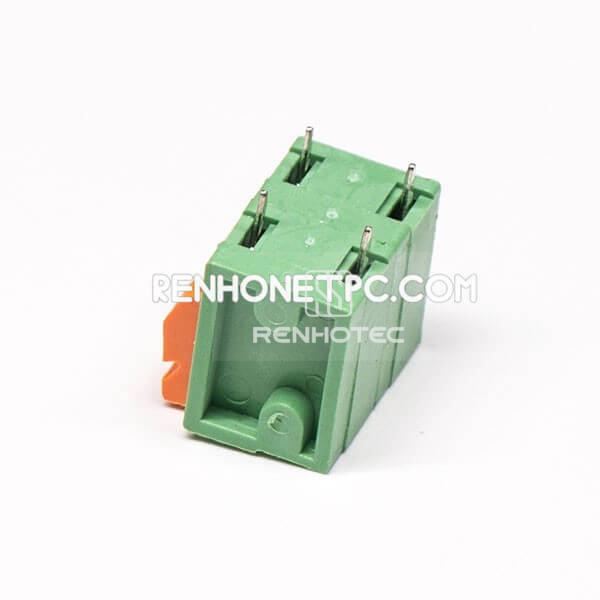 Screwless Terminal Blocks Through Hole 4pin Crimp,Cable Connector