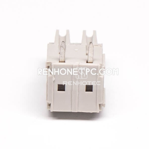 PCB Screw Terminal Block Connector Angled 2pin for PCB Mount