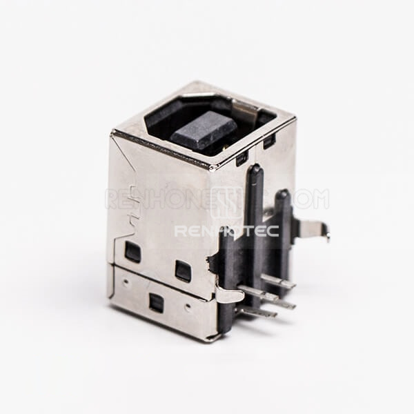 USB 2.0 Female Type B Right Angle Through Hole