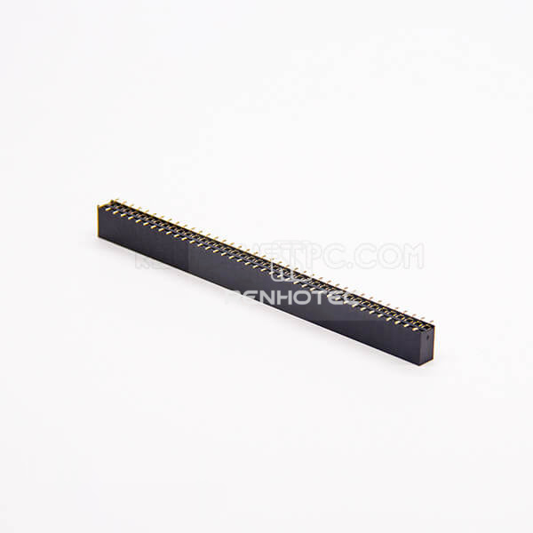 80 Pin Female Header Connector Dual Row SMT Type 8.5mm Plastic Height