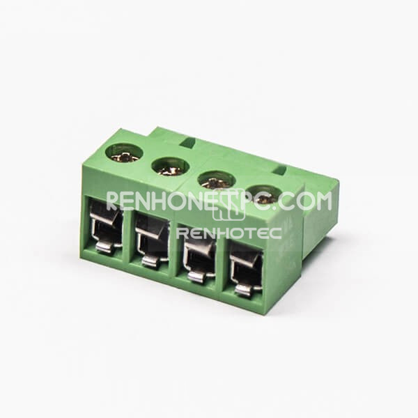 4-Pin Screw Terminal Plug, 5 mm Pitch