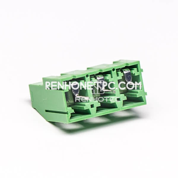 Screw Terminal 3pin Green Straight Through Hole PCB Mount