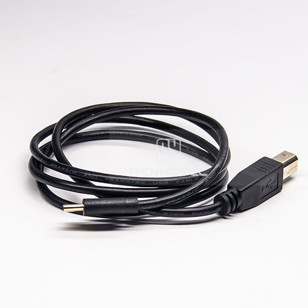 Gold Plated Type C to Type B Cable Printer Cable 1m