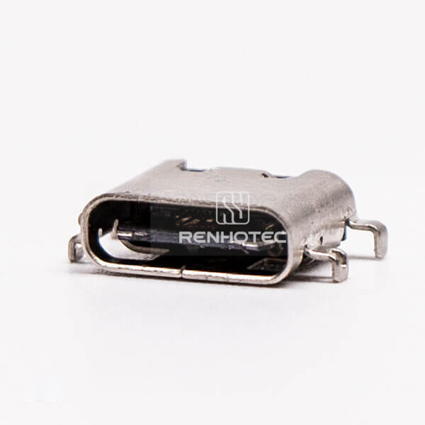 USB Type C Right Angle Female Offset Type