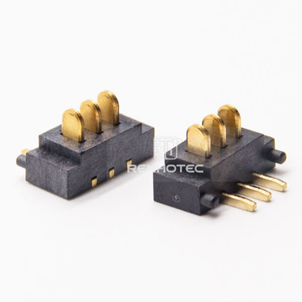 Laptop Battery Connection 3 Pin PH2.0 Male Angled Socket Through Hole for PCB Mount