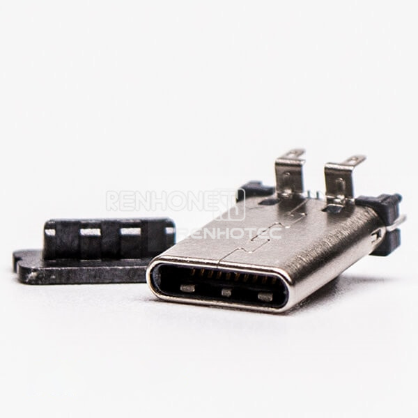 Male Type C Vertical Type SMT Through Hole for PCB Mount