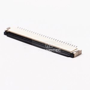 Flat cable connector