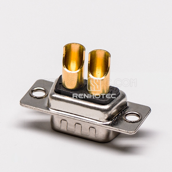 D-SUB Power Connector 2W2 Male Straight Solder Type 30A For Cable