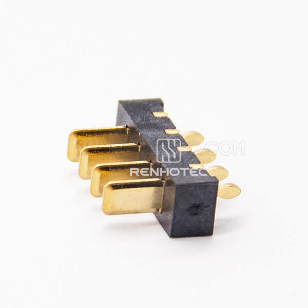 Laptop Battery Connections 4.0MM 4 Pin PH2.5 Male Straight Panel Mount