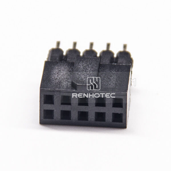 10-Pin Dual-Row Female Header, 2.54 mm Pitch, H 8.5 mm