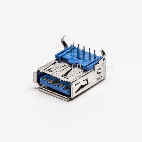 Type A USB 3.0 DIP Female Right Angle for PCB Mount