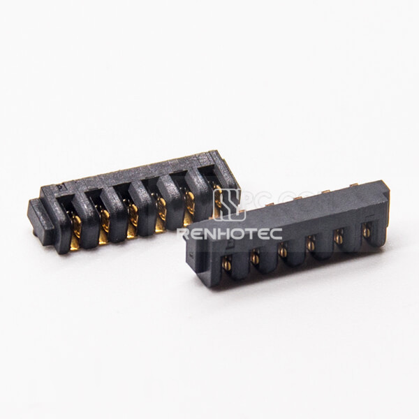 6 Pin Connectors PH2.0 SMT Laptop Battery Connector Right Angle