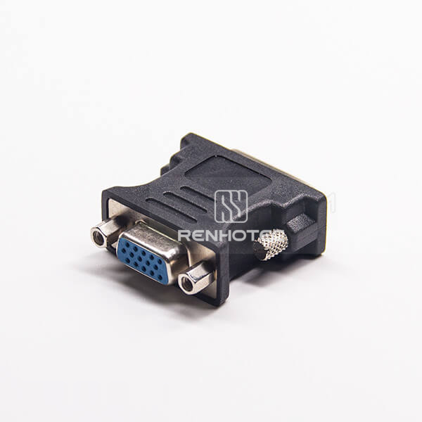 VGA Female to DVI Male Connector Adapter