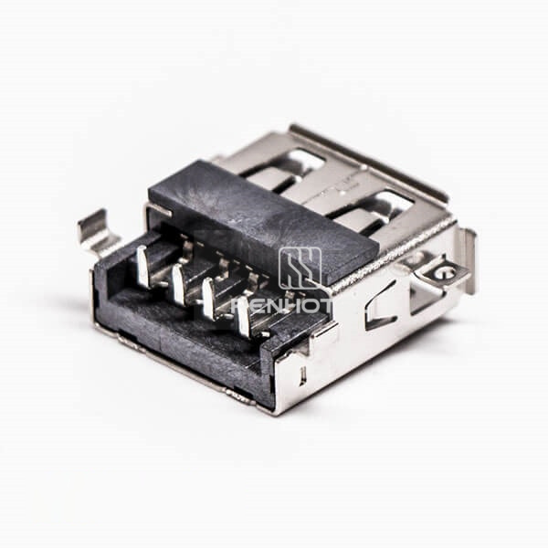 Order Female USB Through Hole Right Angle SMT for PCB Mount