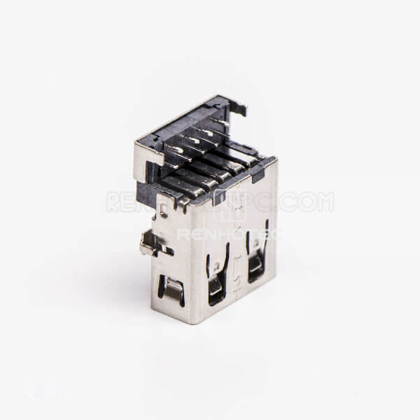 USB 3.0 Female 90 Degree Type A SMT Offset Type
