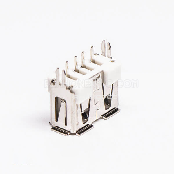 USB Type A Connector Female Straight for PCB Mount