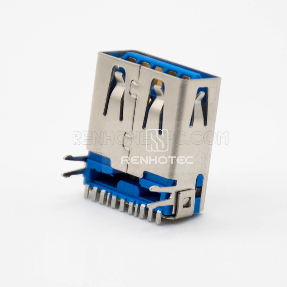 USB type A Connector 3.0 Female 9 Pin SMT Type Straight