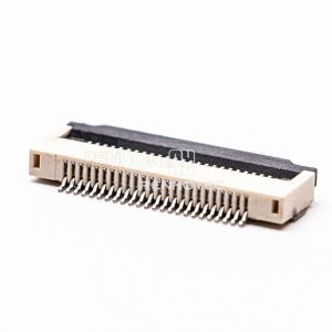 Flat cable connector