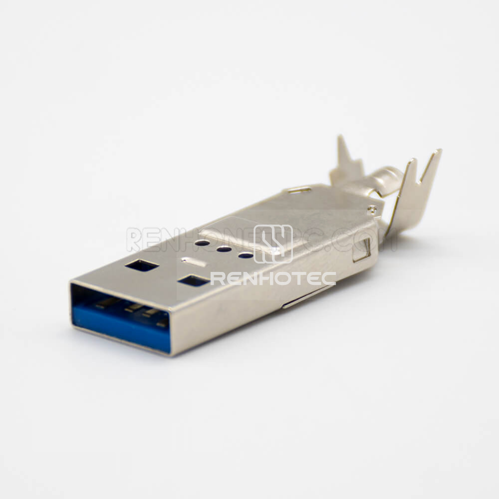 Type Faster A USB3.0 9 Pin Male for Cable Connector