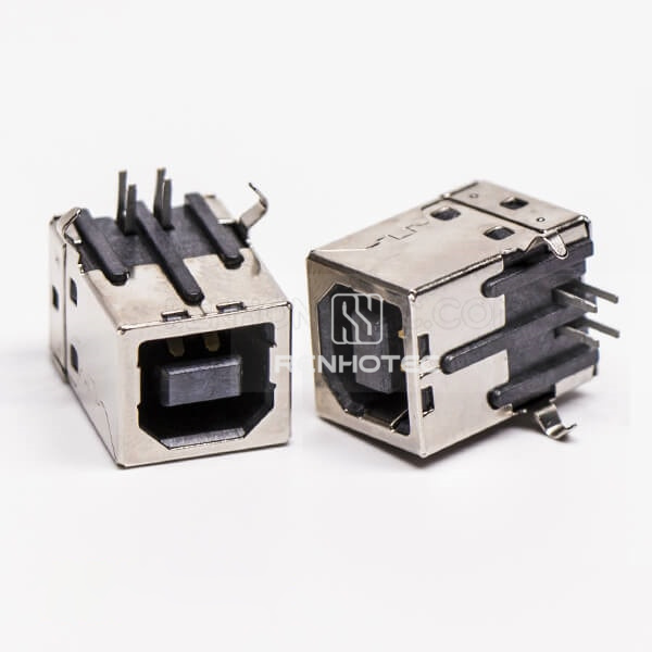 USB 2.0 Female Type B Right Angle Through Hole