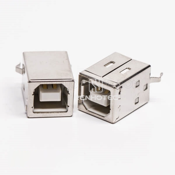 Female USB 2.0 Type B Straight DIP Through