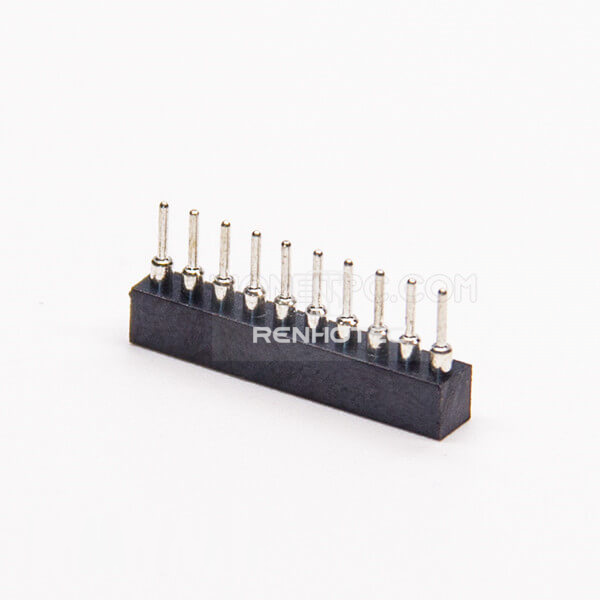 10 Pin Female Header Single Row 1.778×3.0 DIP