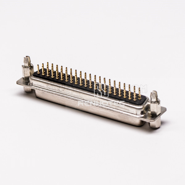 High Density D-SUB 62 Pin Female Straight Staking type Through Hole for PCB Mount connector