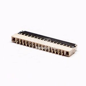 Flat cable connector