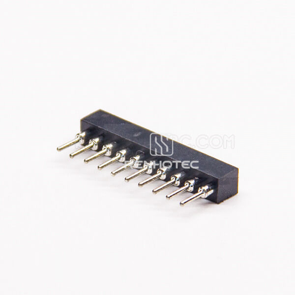 10 Pin Female Header Single Row 1.778×3.0 DIP