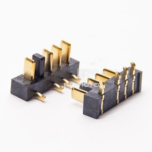 Plug a Battery PH2.5 4 Pin Male Right Angle Left Fool-Proof Laptop Battery Connector