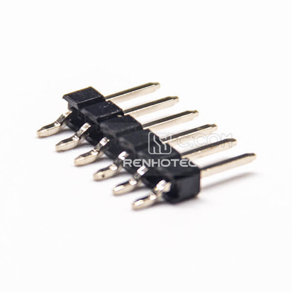 Single Row Straight Pin Header 2.54mm Picth SMT Type