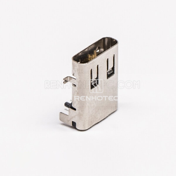 Female Right Angle USB Type C SMT and DIP