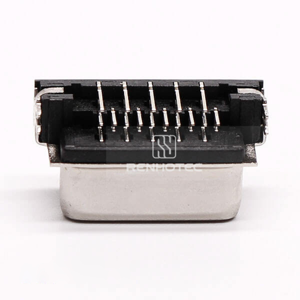 D-SUB 15 Pin Connector Female Right Angle PCB Mount