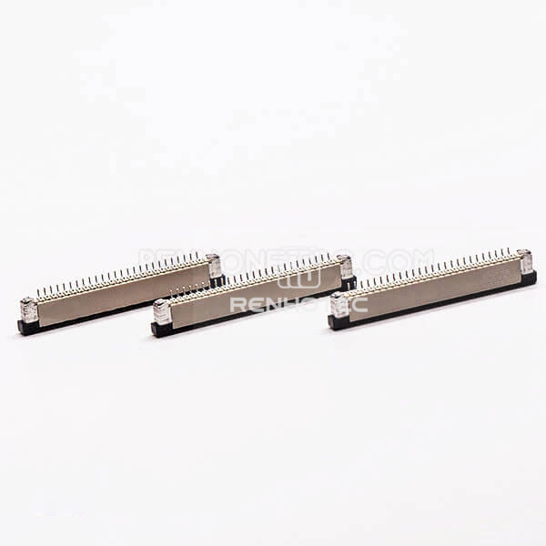 FPC Connector 1.0PH Top Contact Style 2.0H 26pin with Slider Type Socket