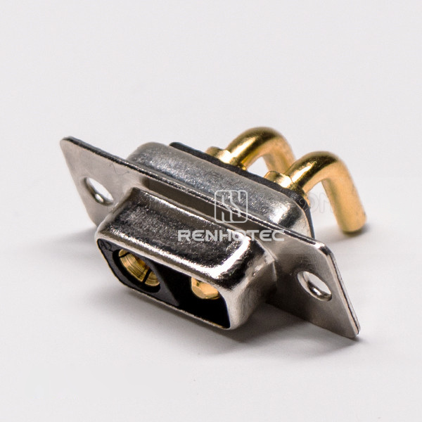 2V2 Right-Angle D-SUB Connector, Male/Female Combination