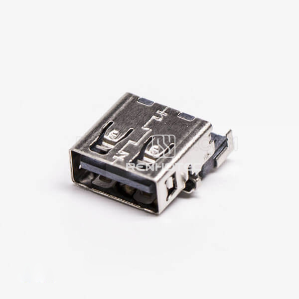 USB 3.0 Female 90 Degree Type A SMT Offset Type