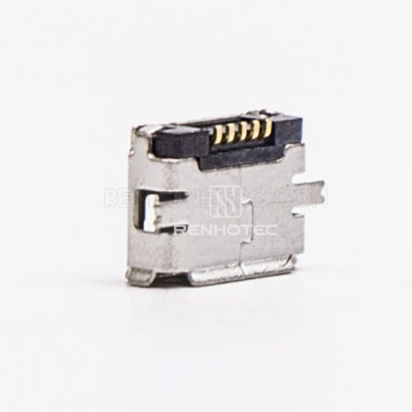 Micro USB Female Connector 5 Pin Type A Straight SMT for PCB