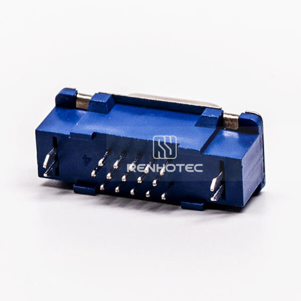 D-SUB 15 Straight Female High Density Blue Through Hole for PCB Mount