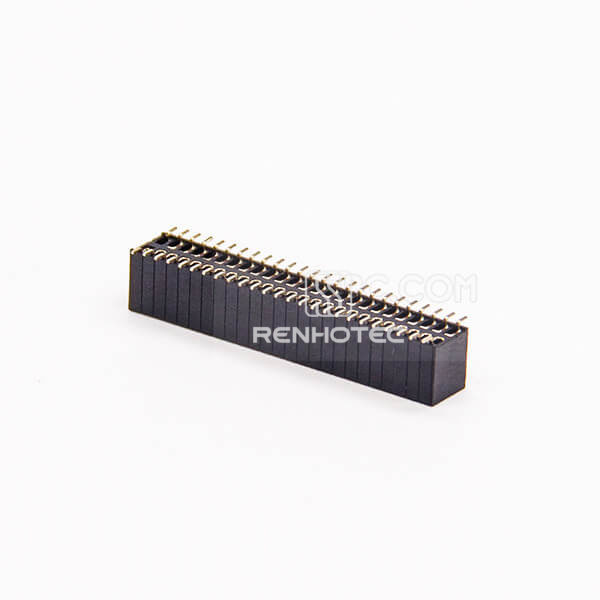 Female Header SMT Type 50 Way 180 Degree Connector