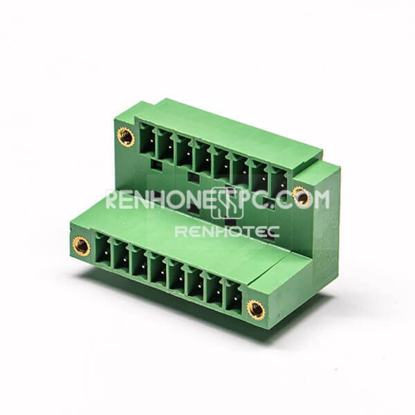 16pin Terminal Block Diagram Plug-in Technology in a Double-Row
