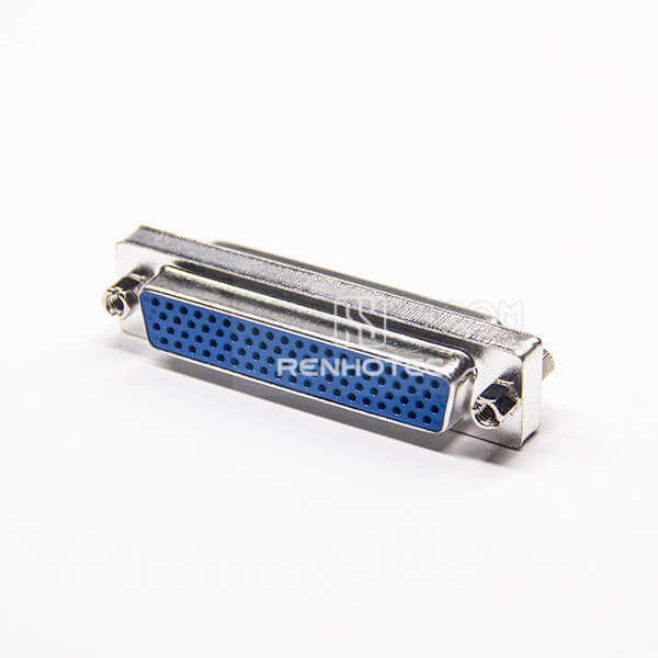 78Pin D-SUB Connector Female To Female High Density D-SUB Straight Metal