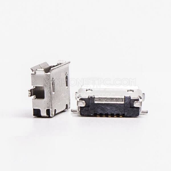 Micro USB Female Connector 5 Pin Type A Straight SMT for PCB